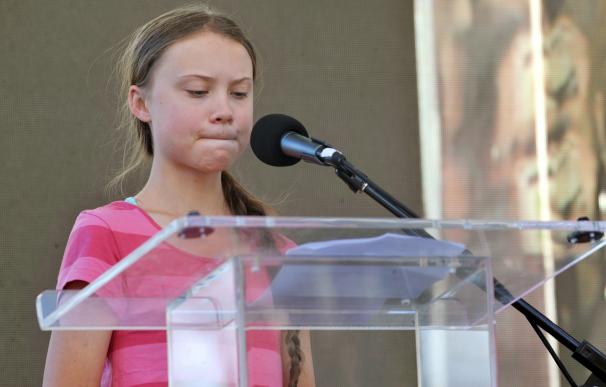September 20, 2019, New York, New York, United States: Thousands took part in a global climate strike and march in New York City. They joined 16 year old Swedish activist Greta Thunberg who delivered a powerful speech before an estimated 250,000 marchers