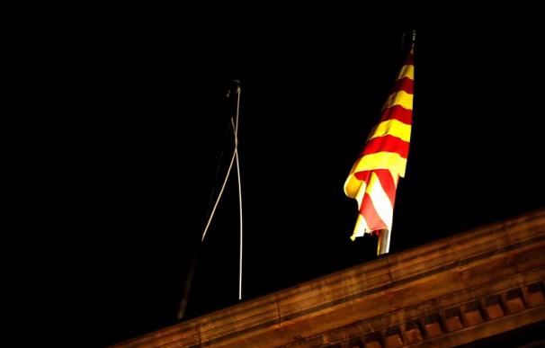 Generalitat sin bandera de España
