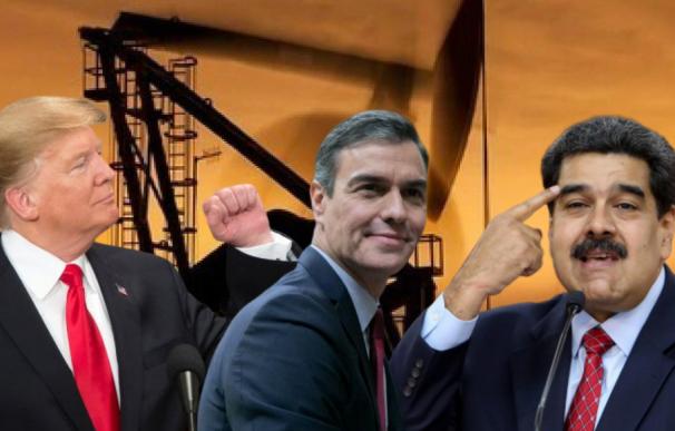 Trump, Sánchez y Maduro, unidos por el petróleo.