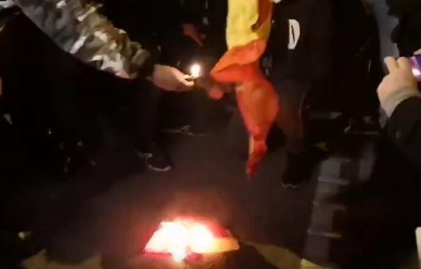 Banderas quemadas