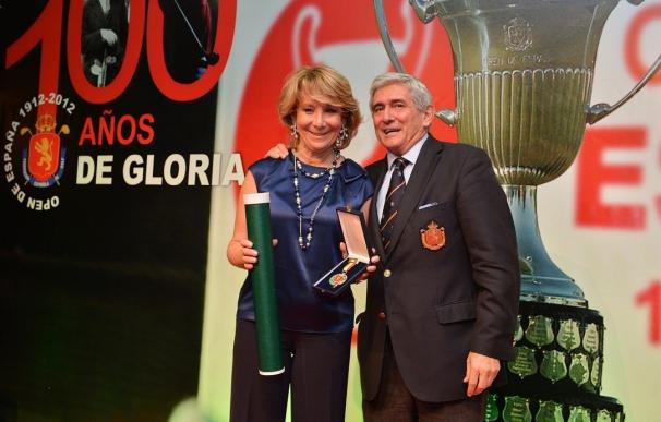 Esperanza Aguirre participará en el Circuito Lady Golf Solidario