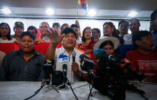 Evo Morales en Argentina. Efe