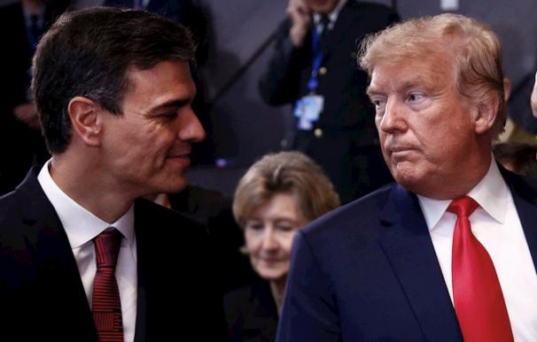 Pedro Sánchez ha esquivado la presencia de Donald Trump en Davos.