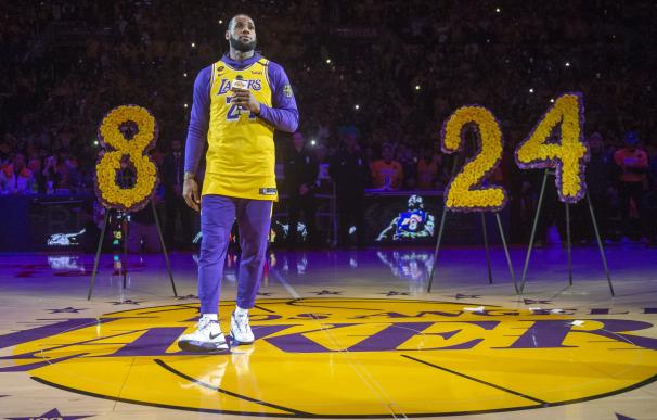 Los Lakers despiden a Kobe Bryant