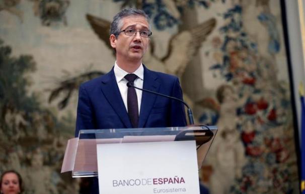 Pablo Hernández de Cos, nuevo gobernador del Banco de España, en su toma de posesión del cargo. EFE