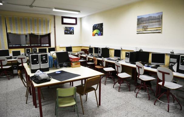 Aula de informática del colegio Joaquín Costa de Madrid.