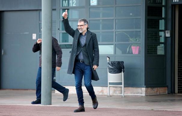 Jordi Cuixart sale de prisión