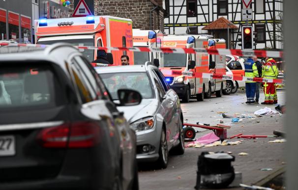 Escena del atropello masivo en Volkmarsen. /Europa Press