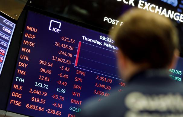 Wall Street cierra con fuertes pérdidas y Dow ve caída récord de 1.190 puntos