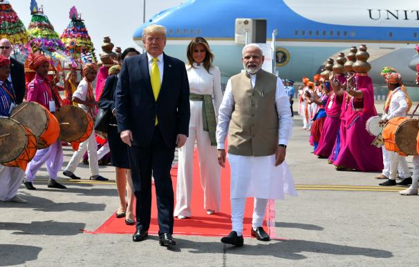 Donald Trump en India. / EFE