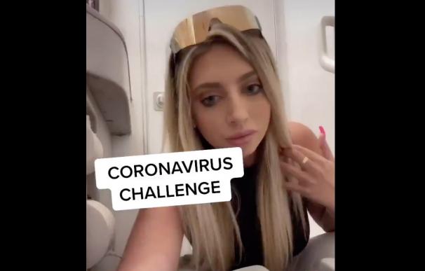 Influencer reto coronavirus