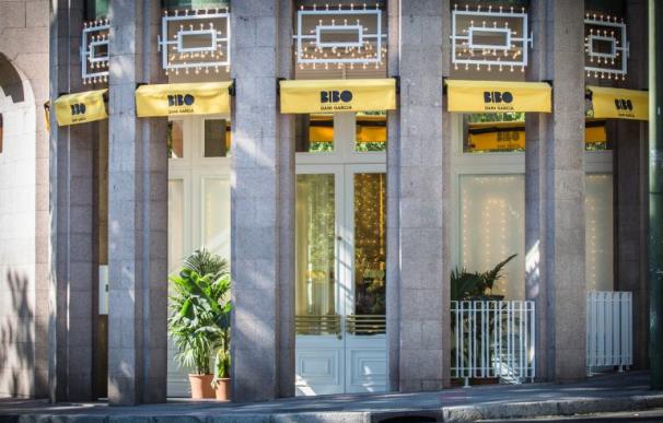 Fachada del restaurante Bibo en Madrid, en Paseo de la Castellana.