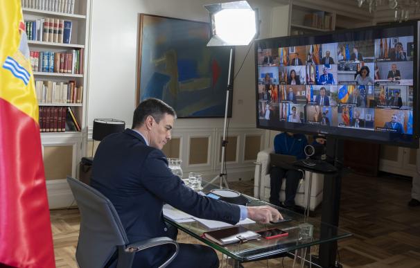 Sánchez videoconferencia presidentes autonómicos