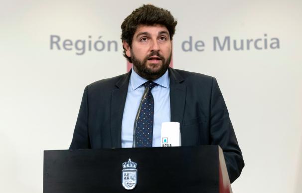 El presidente de Murcia, Fernando López Miras