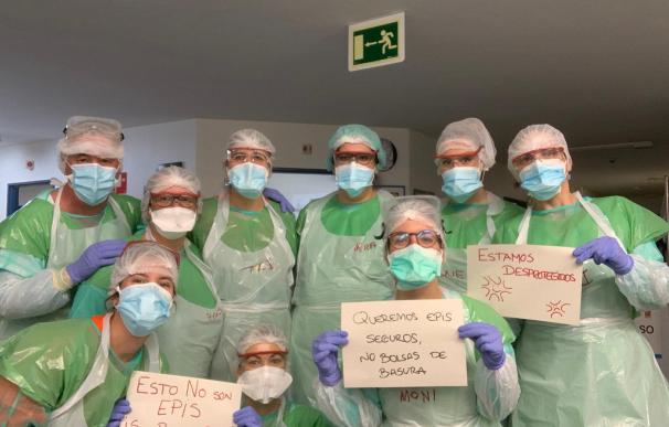 Los sanitarios españoles piden equipos de protección