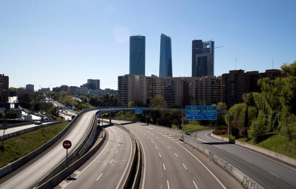Panorámica de Madrid sin contaminación
