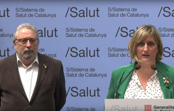 Rueda de prensa telemática de la consellera de Salud de la Generalitat, Alba Vergés, y el secretario de Salud Pública, Joan Guix