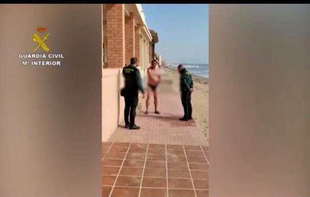 Un bañista 'cazado' en Alicante