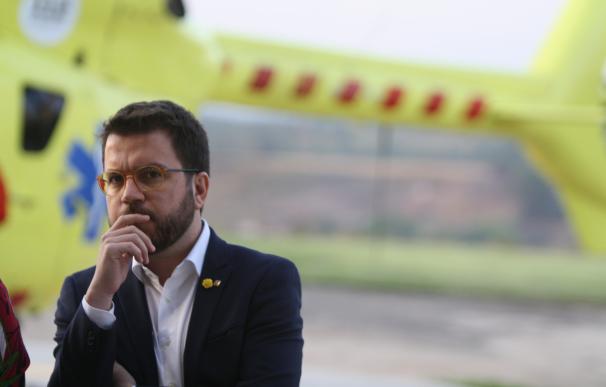 El vicepresidente de la Generalitat, Pere Aragonès defiende su gestión