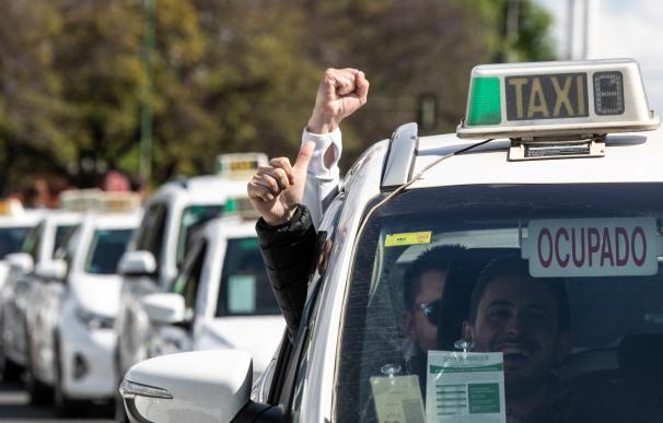 Imagen de recurso de taxistas en Madrid.