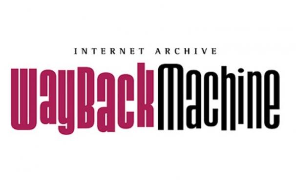 Logo de Wayback Machine, del Archivo de Internet.