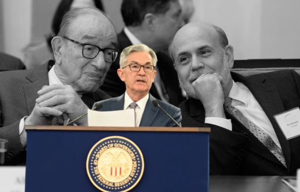 Powell sigue los pasos de Greenspan y Bernanke en movimientos sorpresa de tipos.