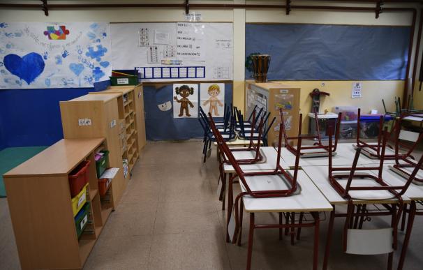 Aula de Infantil de un Colegio de Educación Infantil y Primaria, foto de archivo
