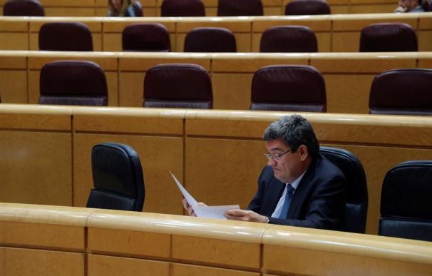 José Luis Escrivá en el Senado