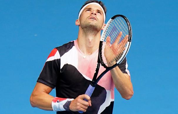 El tenista búlgaro Grigor Dimitrov, en un partido reciente.