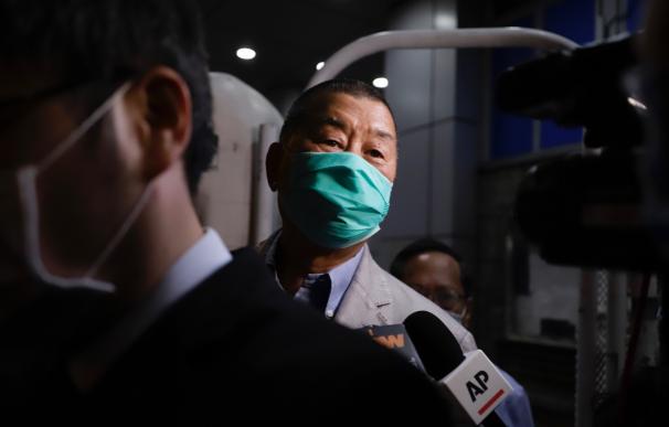 El magnate Jimmy Lai, en libertad bajo fianza tras ser detenido en Hong Kong
