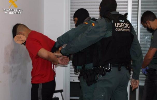 La Guardia Civil detiene a tres 'okupas' en una vivienda en Utebo (Zaragoza)