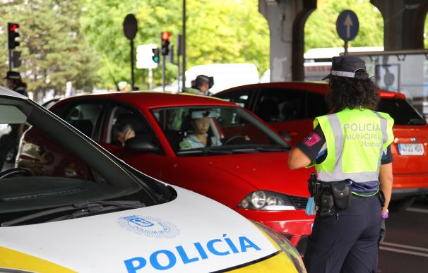 Control policial en Puente de Vallecas