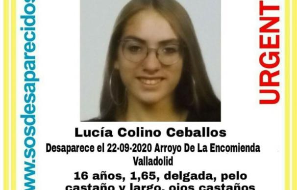 Lucía, joven desaparecida en Valladolid