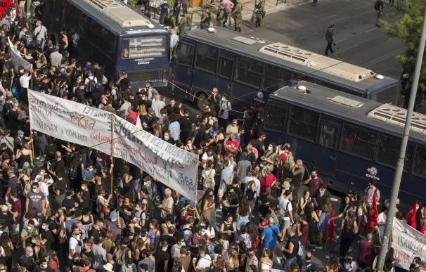 Manifestaciones Atenas Amanecer Dorado