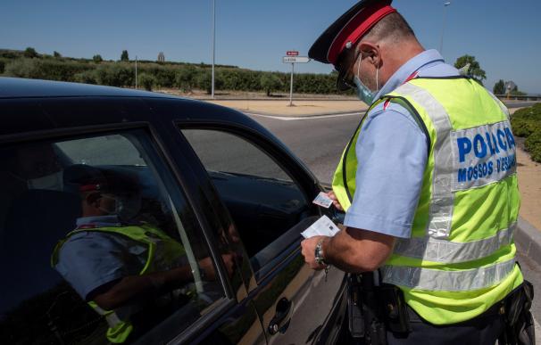 Control policial en la comarca del Segrin, Cataluña