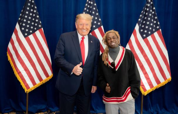 La novia de Lil Wayne le deja después de que mostrase su apoyo a Trump