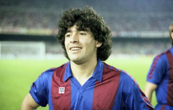 Maradona vivió en una mansión de Pedralbes durante su etapa en el Barça.
