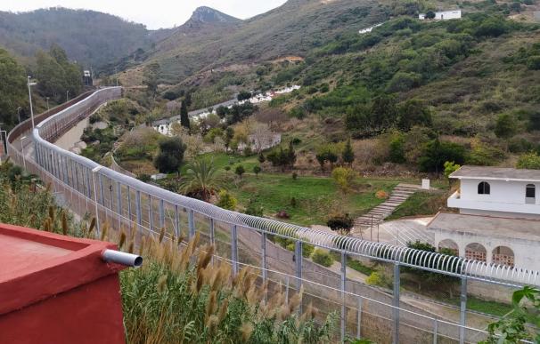 Nuevo vallado de la frontera de Ceuta