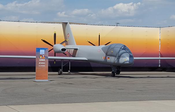 El 'súperdron' europeo MALE RPAS cuyo fuselaje se fabricará en España.