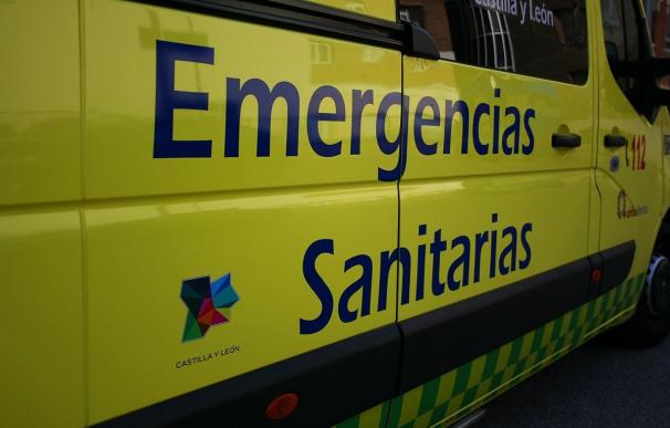 Imagen de una ambulancia del servicio de emergencias sanitarias Sacyl, de Castilla y León.