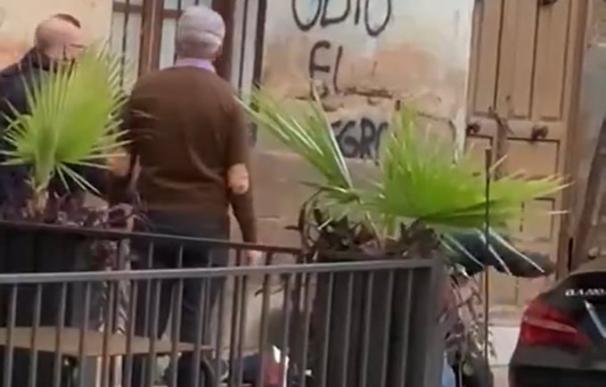 Imagen de un vídeo sobre el momento de la agresión en Linares.
