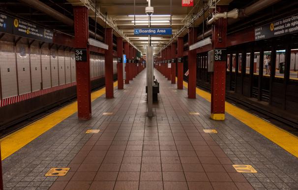Un andén del metro de Nueva York, donde se han producido esta noche los apuñalamientos.