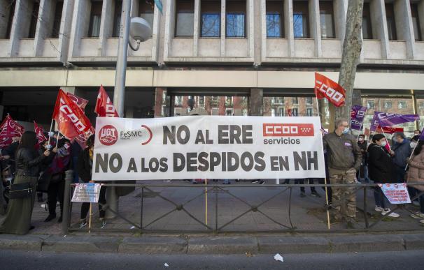 Varios trabajadores del hotel NH Madrid