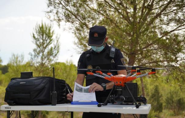 Equipo de drones de la Policía Local de Paterna (Valencia)