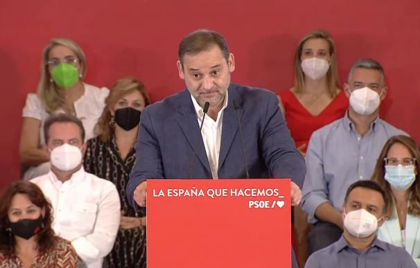 El secretario de Organización del PSOE y ministro de Transporte, Movilidad y Agenda Urbana, José Luis Ábalos.