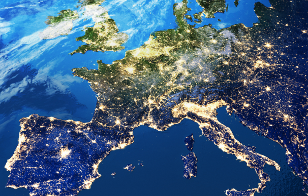 Mapa Luz Europa