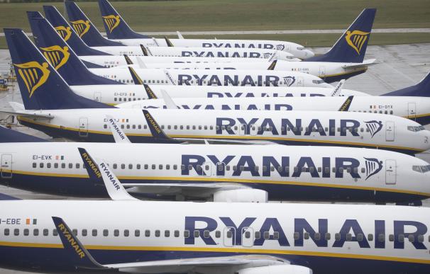 Aviones de la aerolínea Ryanair