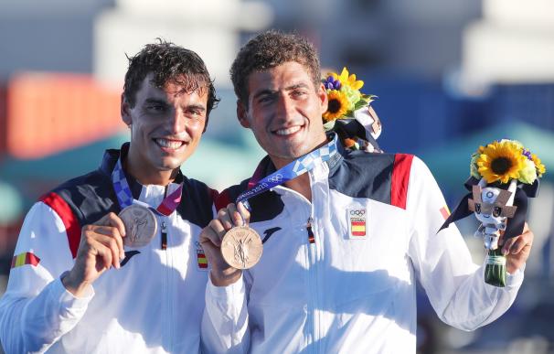 Xammar y Rodríguez logran el bronce en 470, la décima medalla para España