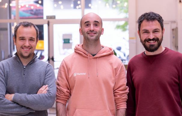 Bernat, Pau y Jordi, cofundadores de Factorial.