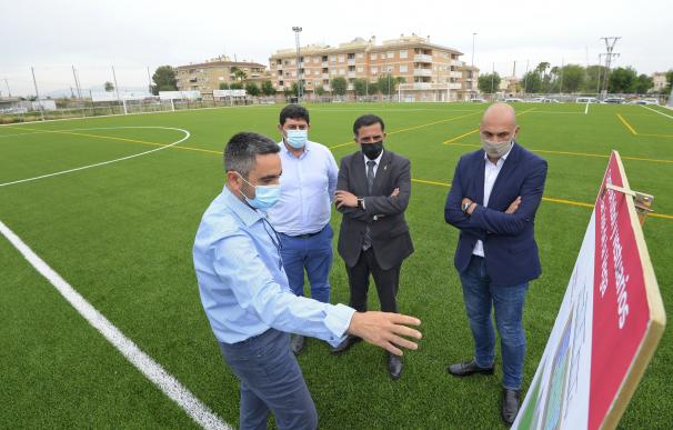 La pedanía murciana de San José de la Vega estrena nuevo campo de fútbol.